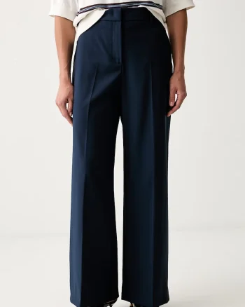 Weekend Max Mara pantaloni pentru femei din lână WKDVISIVO