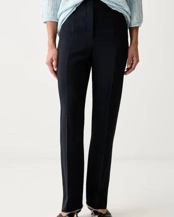 BOSS pantaloni de costum pentru femei cu acetat Tanjana2