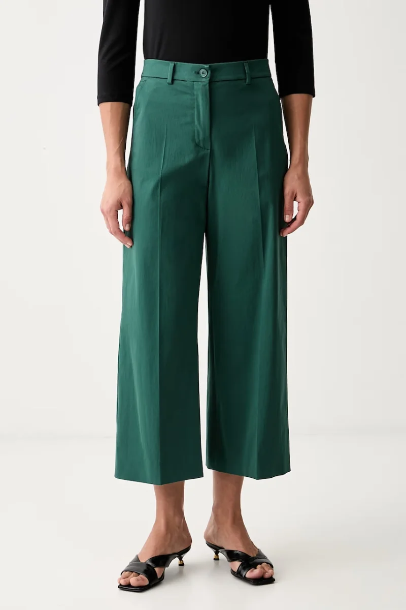 Weekend Max Mara pantaloni pentru femei cu bumbac WKDURIAL