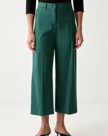 Weekend Max Mara pantaloni pentru femei cu bumbac WKDURIAL