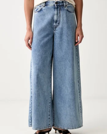 Weekend Max Mara blugi wide leg pentru femei WKDZATTERA