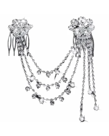 Accesoriu par Edvarda,  Aliaj metalic, Argintiu