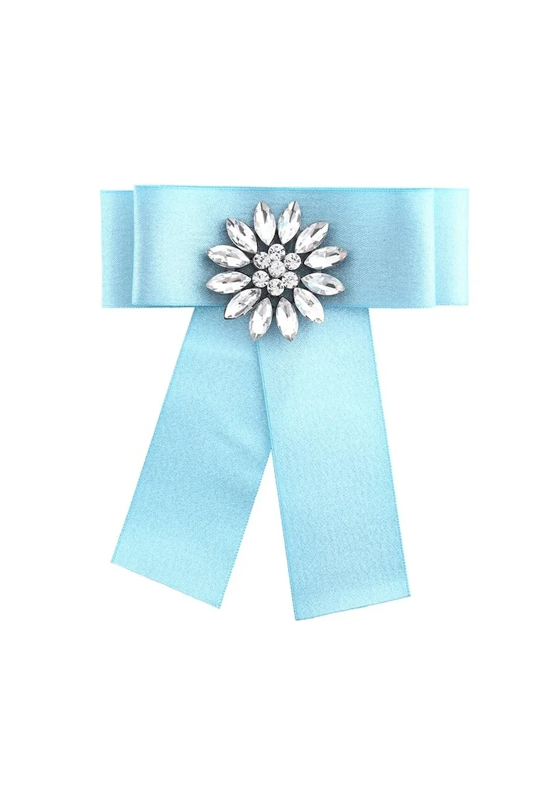 Brosa stil jabou, bleu, cu pietre, Westi C7,