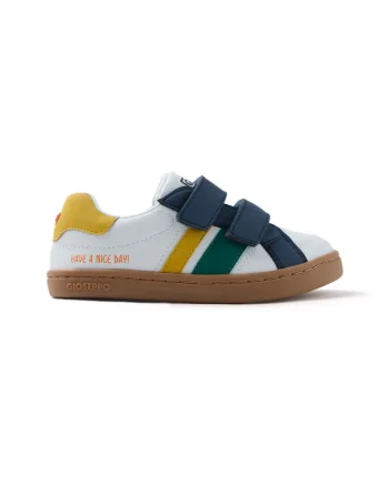Pantofi sport cu-velcro, Alb