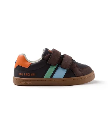Pantofi sport cu-velcro, Maro