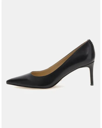 Pantofi de piele cu varf ascutit, Negru