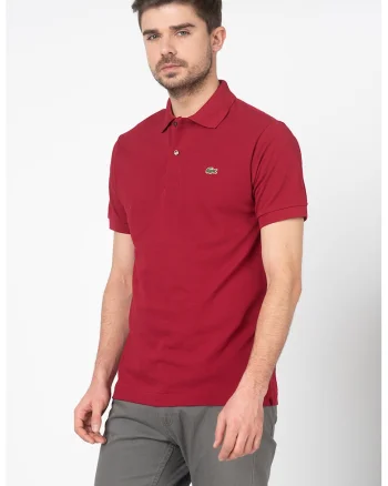 Tricou polo de bumbac cu aspect pique