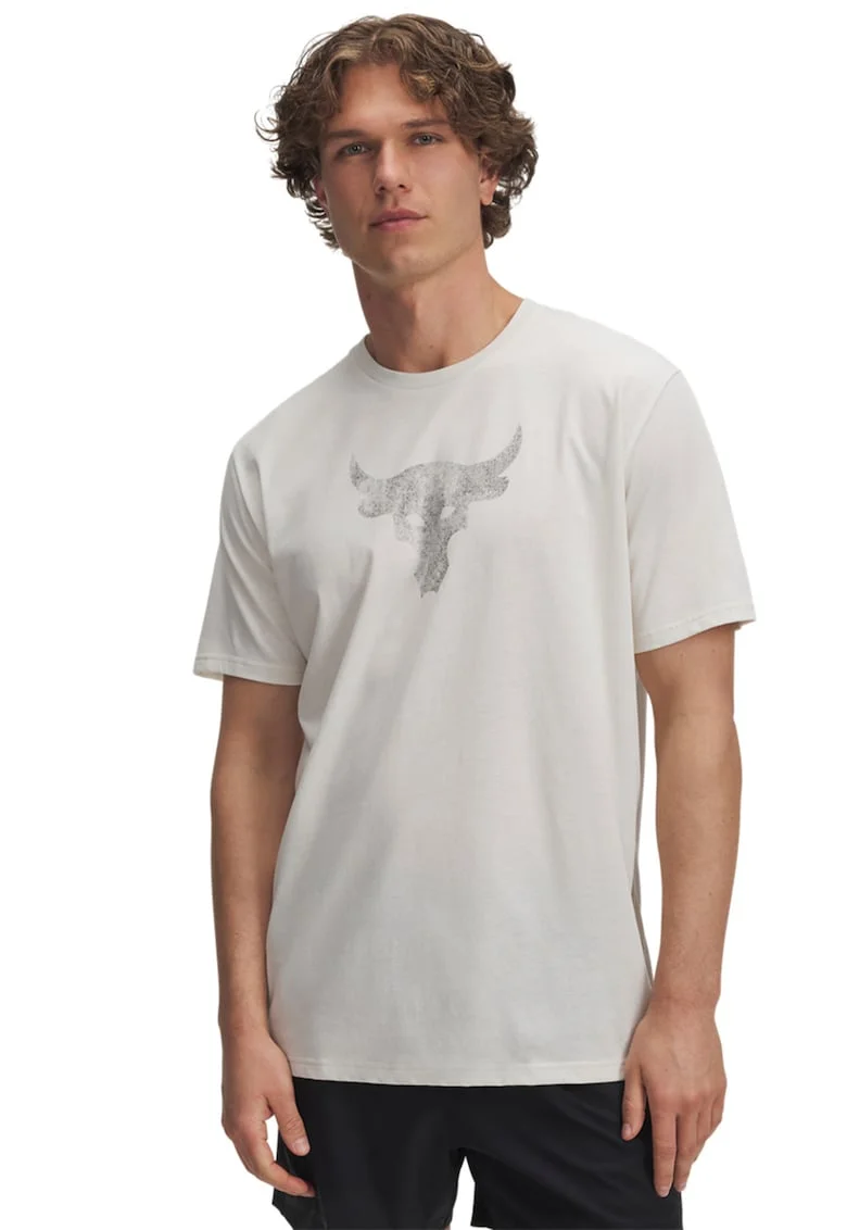 Tricou cu imprimeu grafic Project Rock Payoff, Alb murdar