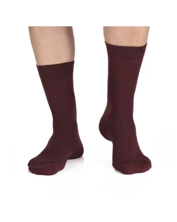 Sosete bumbac organic 98% COTTON RICH Bordeaux