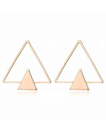 Cercei Abel Gold C15,  Aliaj metalic, Auriu