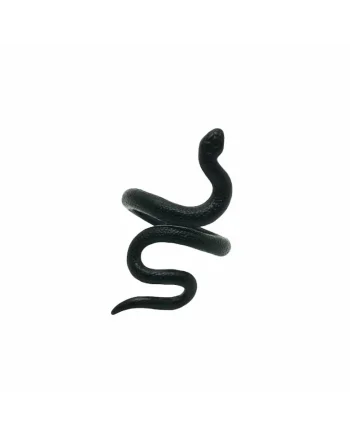 Inel negru, reglabil, forma de sarpe, Tenna C1,