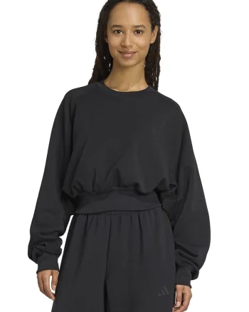 Bluza de trening din amestec de modal cu croiala lejera Soft Lux, Negru