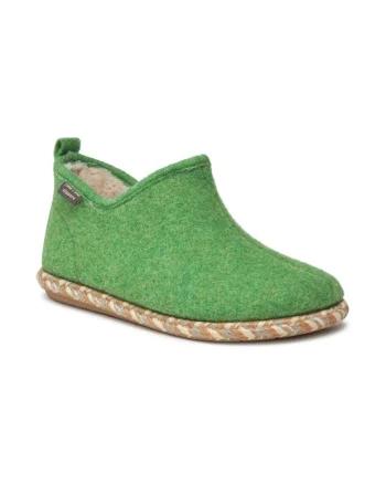 Papuci de casa dama,  303198, Pasla, Verde