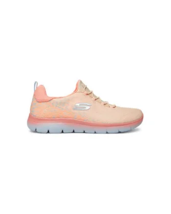 Pantofi sport dama, 150269,  Textil, 65989, Coral