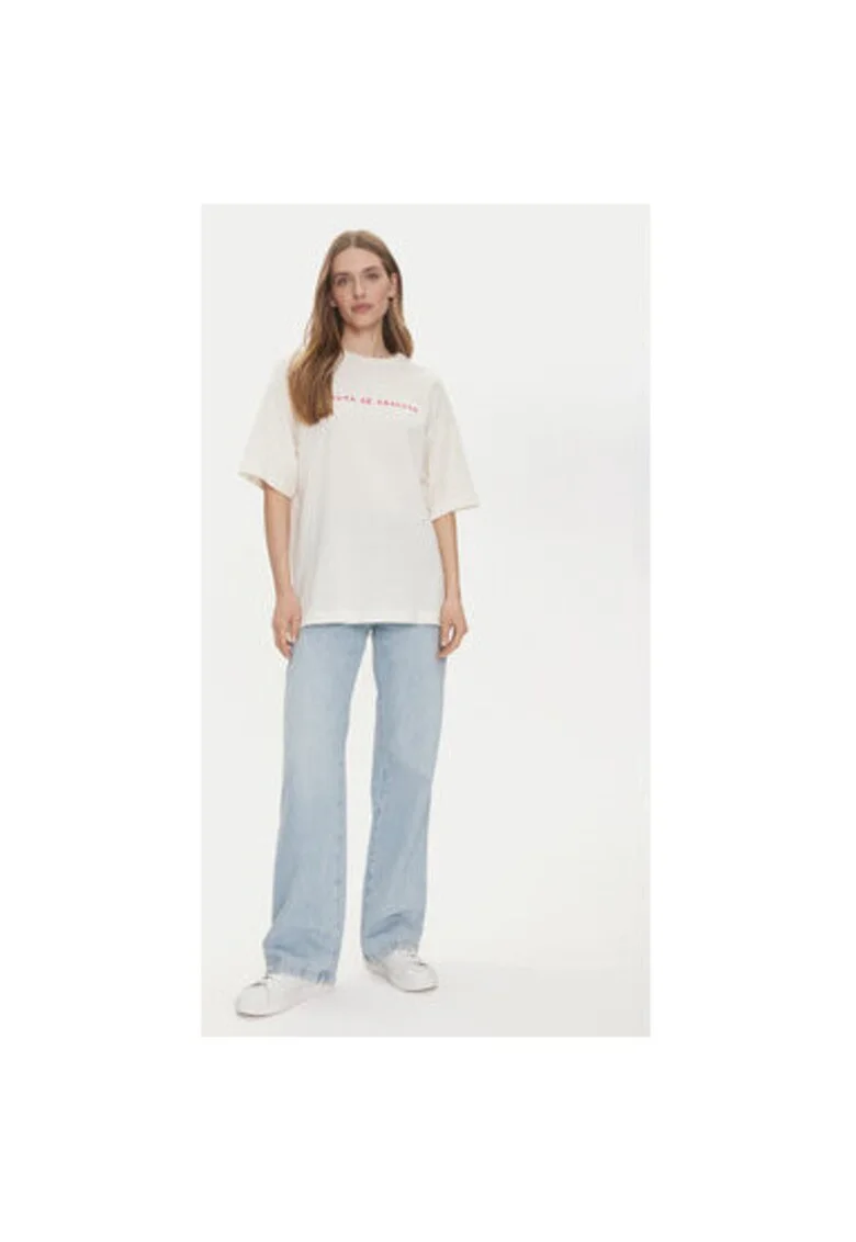 Tricou dama  10337839, Bumbac organic, 65499, Alb