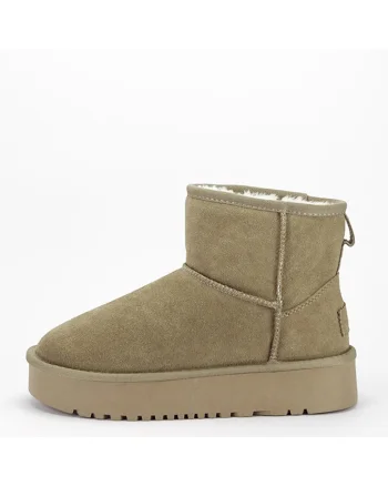 Ghete bej din piele naturala NN605 117 16094, Bej