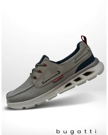 Pantofi casual sport barbati  confort premium, 28873, Gri/Bej