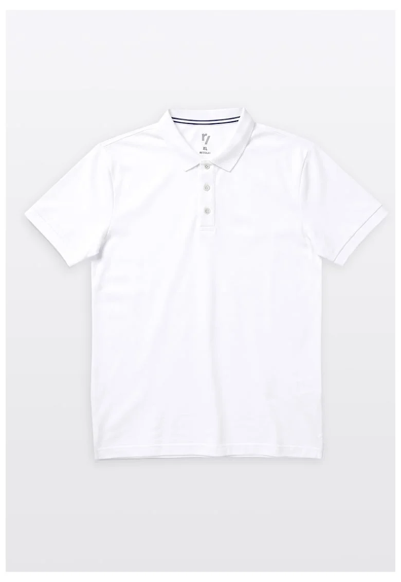 Tricou polo cu fenta scurta cu nasturi