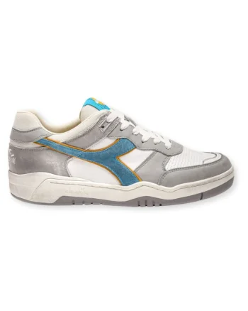 Pantofi sport din piele si piele intoarsa Retro,