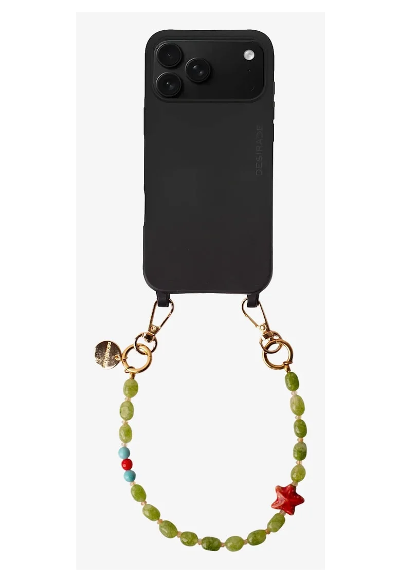 Bratara pentru telefon cu pietre naturale, Sea Garden, 32cm