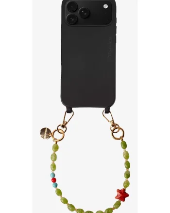 Bratara pentru telefon cu pietre naturale, Sea Garden, 32cm