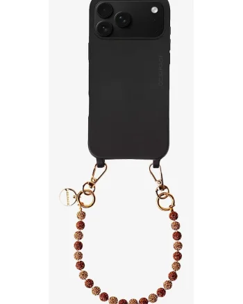 Bratara pentru telefon cu cristale, Cristal Amber, 32cm