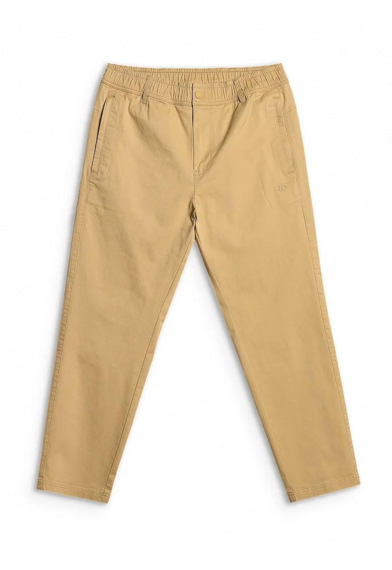 Pantaloni barbati,  casual, bej, bumbac