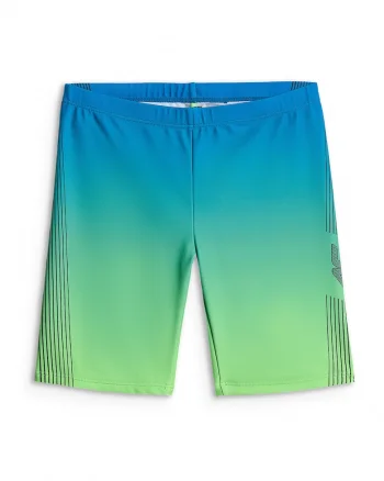 Pantaloni scurti de baie copii  uscare rapida, protectie UPF 30, Verde/Albastru