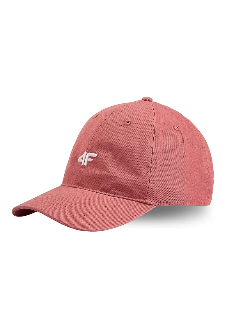Sapca  strapback unisex roz, bumbac, reglabil, 58cm