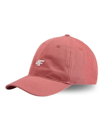 Sapca  strapback unisex roz, bumbac, reglabil, 58cm