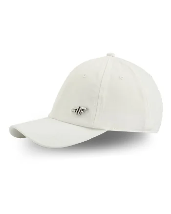 Sapca cu cozoroc  strapback unisex alb 58cm