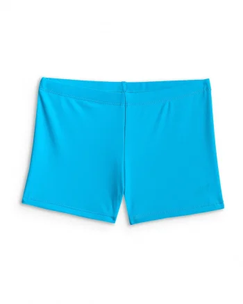 Pantaloni scurti de baie copii,  ajustabil, poliester|elastan, Albastru