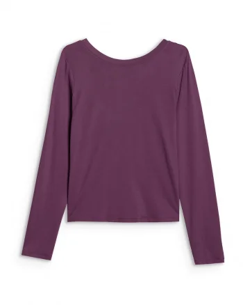 Bluza dama,  regular, modal, violet