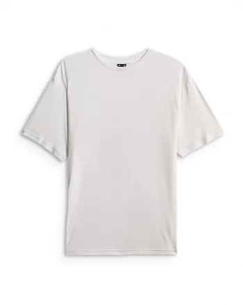 Tricou dama  lejer, simplu, alb, poliester