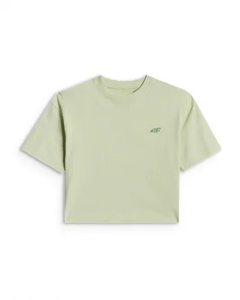 Tricou copii,  bumbac, croiala lejera, verde