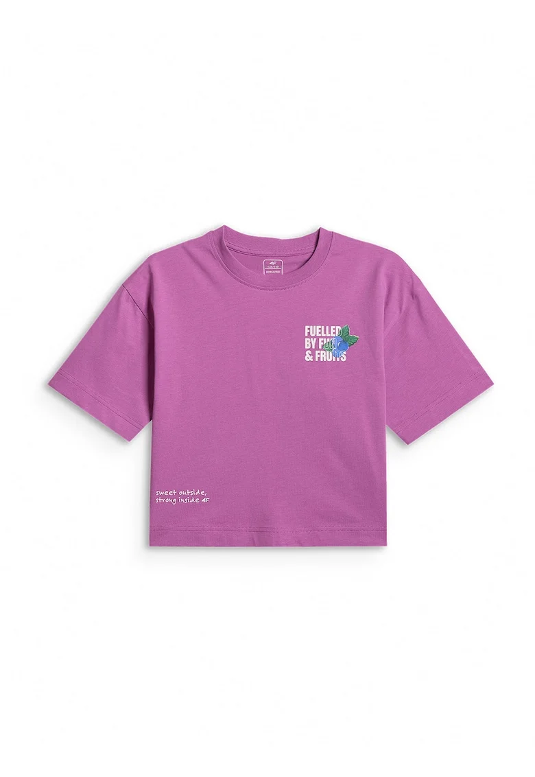 Tricou copii,  bumbac, lejer, violet