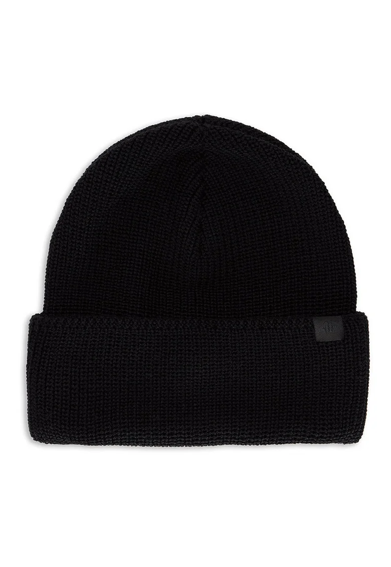 Caciula beanie  merino negru unisex