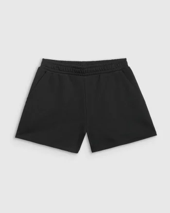 Pantaloni dama,  pantaloni scurti, casual, negru