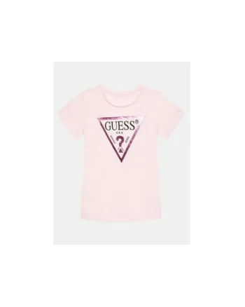 Tricou din bumbac cu decolteu rotund si imprimeu logo
