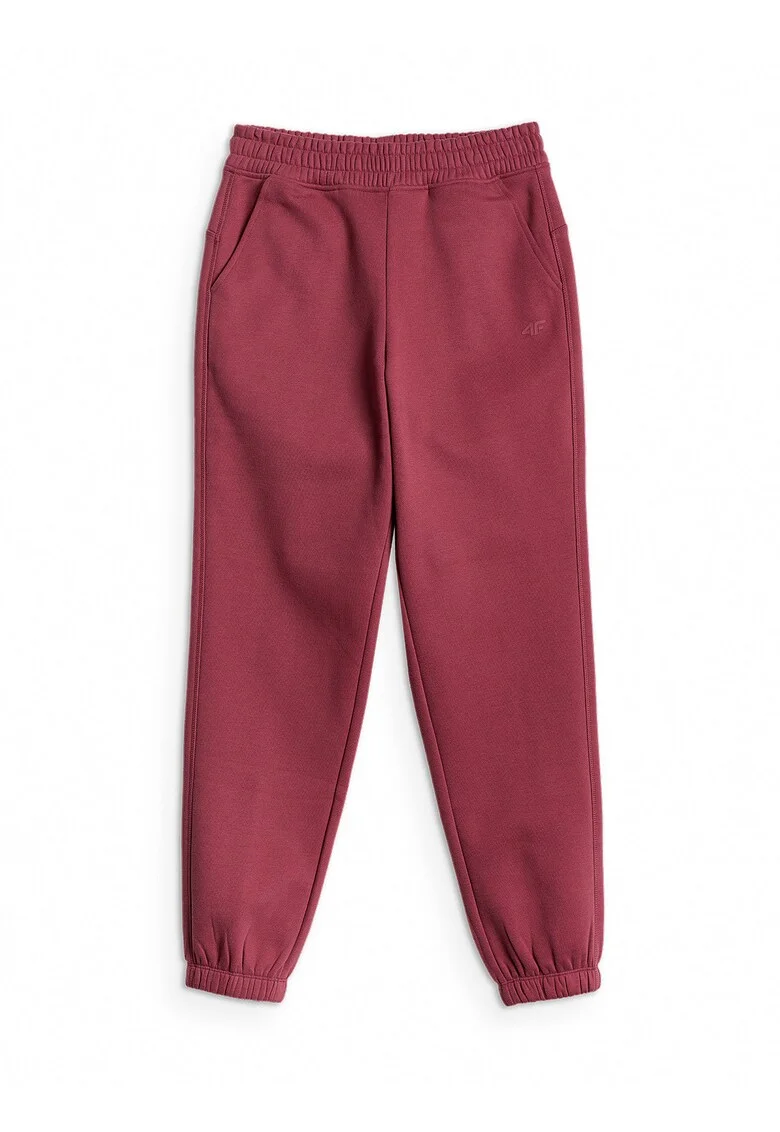 Pantaloni dama,  model F1849, casual, rosu