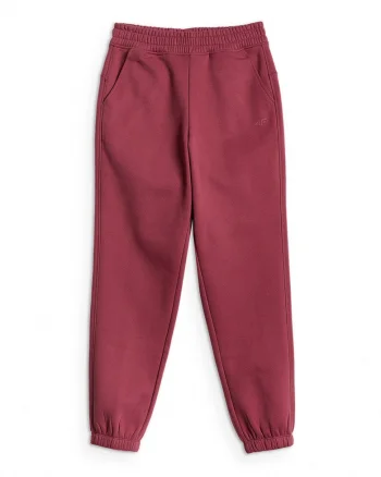 Pantaloni dama,  model F1849, casual, rosu