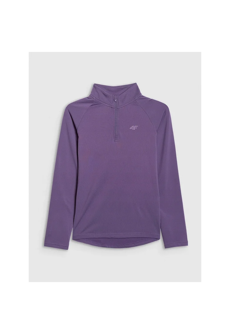 Bluza termica pentru copii,  mov, bumbac
