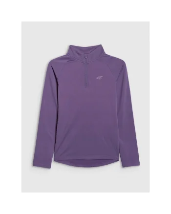 Bluza termica pentru copii,  mov, bumbac