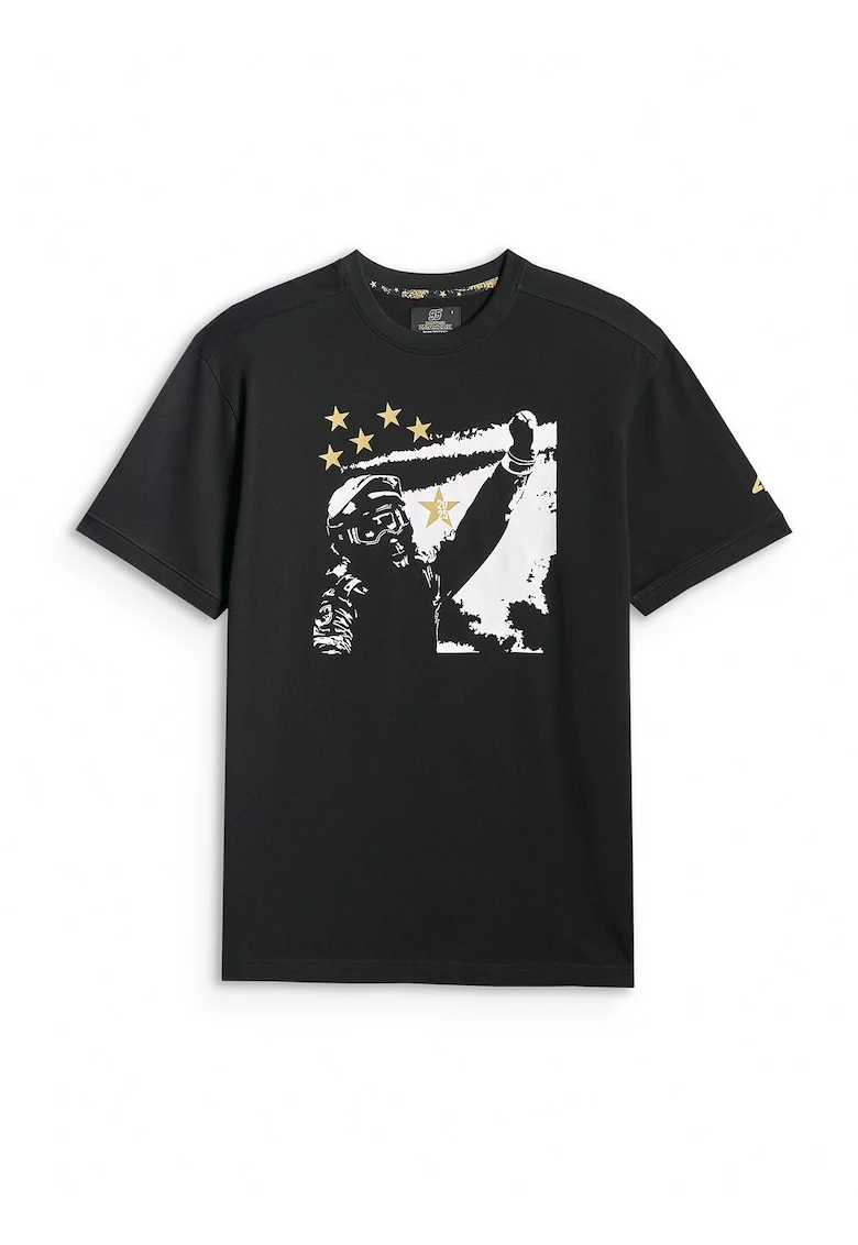 Tricou  unisex cu imprimeu, Negru