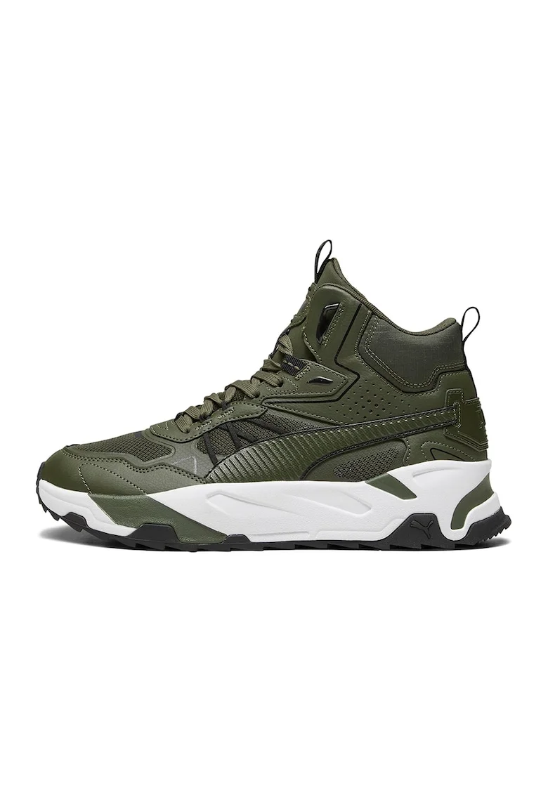 Pantofi sport mid-high Trinity Mid Hybrid Granola, Negru/Verde inchis