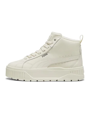 Pantofi sport mid-cut de piele Karmen II, Crem