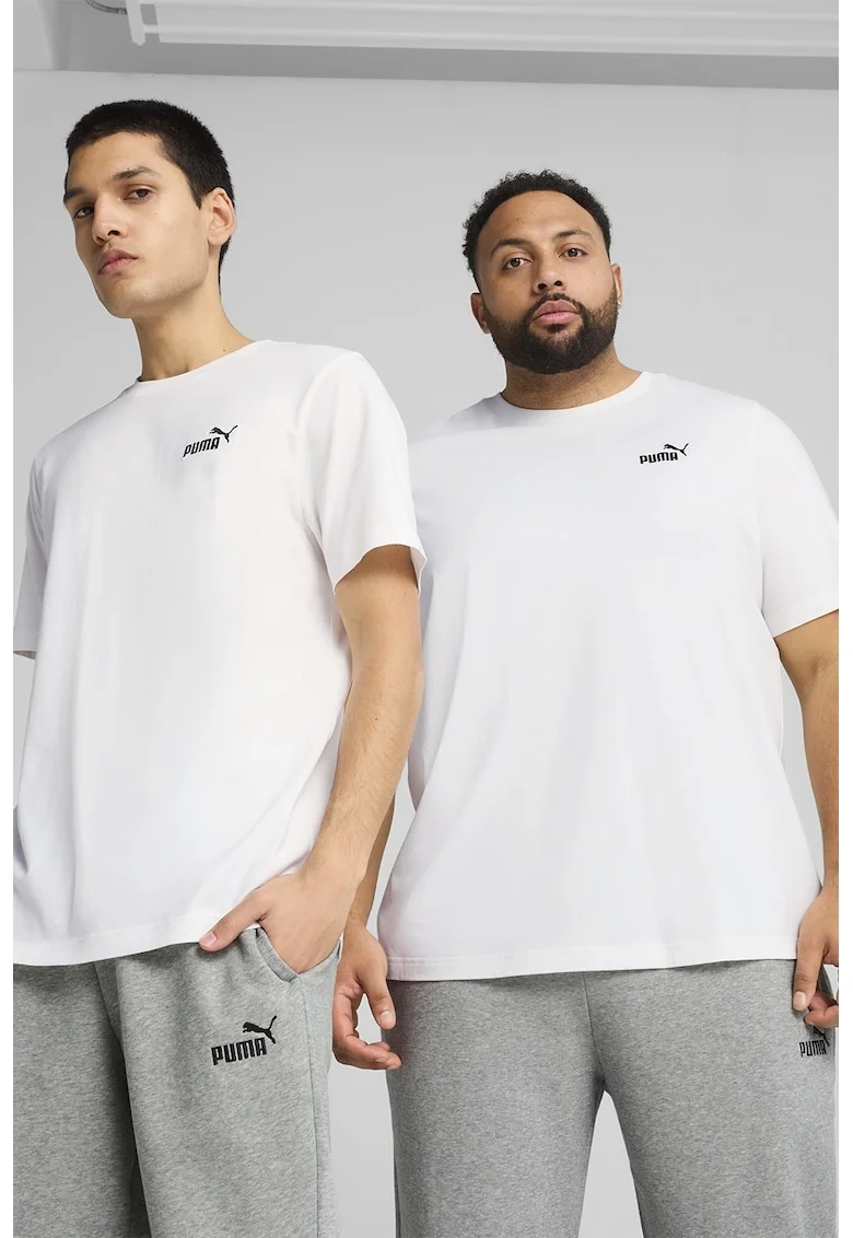 Tricou cu detaliu logo - 54897, Alb