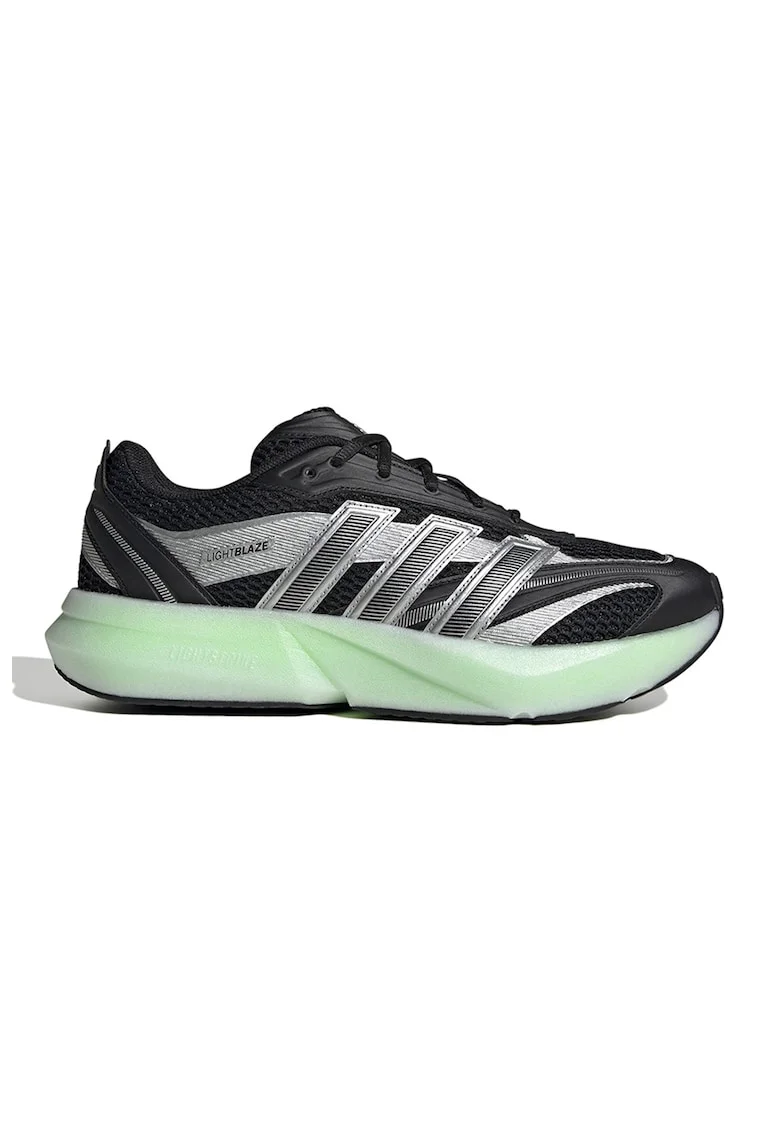 Pantofi sport din material textil Lightblaxe Glow, Negru/Argintiu