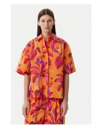Camasa cu maneca scurta si imprimeu floral