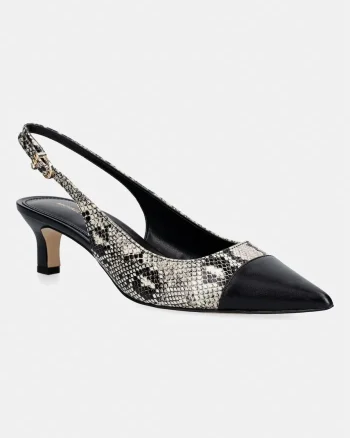 MICHAEL Michael Kors pantofi cu toc stiletto din piele Amara Toe Cap Sling Pump